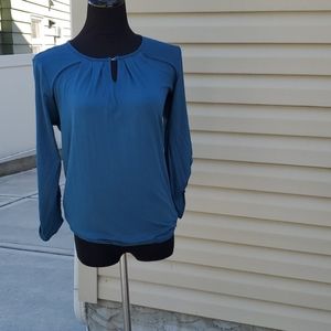 5 for $25 teal top with hook eye closure